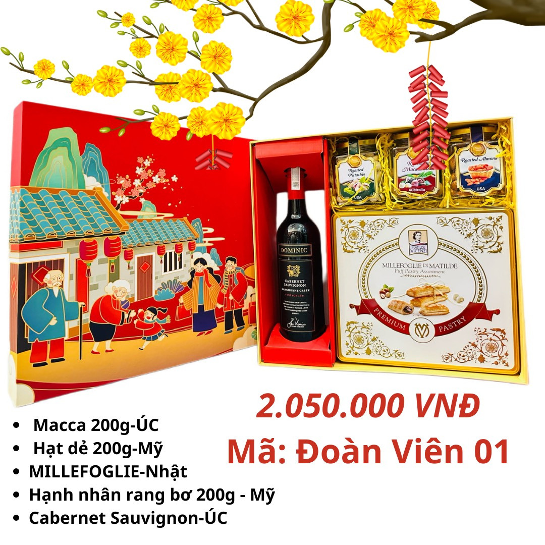 Giỏ quà tết Đoàn Viên 01