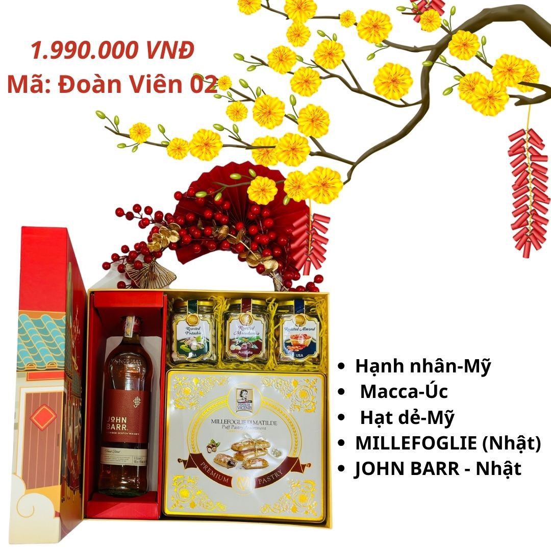 Giỏ quà tết Đoàn Viên 02